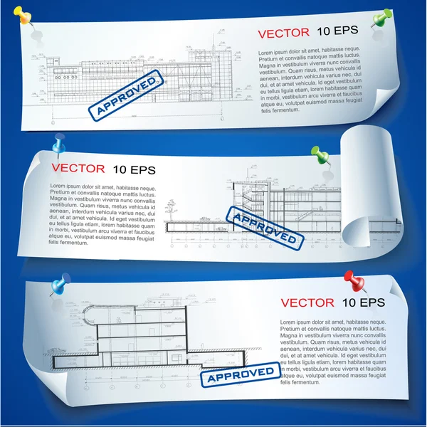 Vector abstracte zakelijke brochure achtergrond — Stockvector