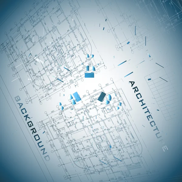 Urban Blueprint (vector) — Vector de stoc
