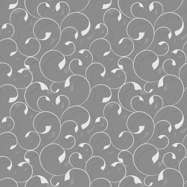 Floral motif tourbillon sans couture — Image vectorielle