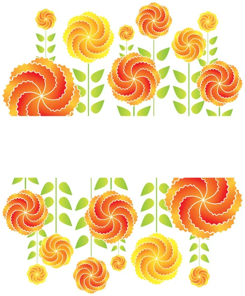 stock vector Background from flowers