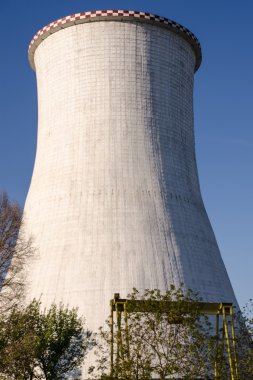 Energetic cooling tower clipart