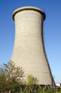 Energetic cooling tower clipart