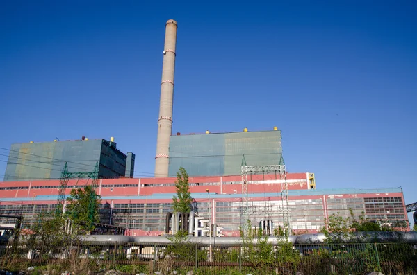Edificio de calefacción industrial — Foto de Stock