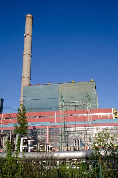Industriële verwarming gebouw — Stockfoto