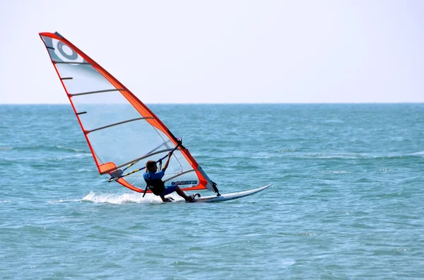 Wysokiej prędkości windsurfingu — Zdjęcie stockowe