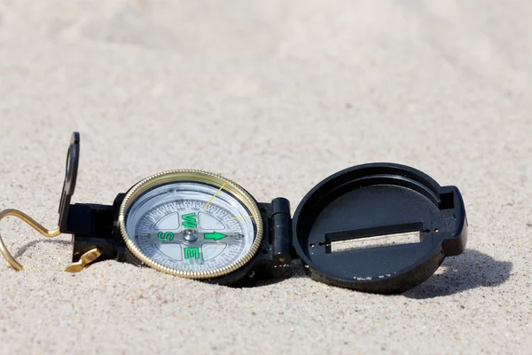 stock image Compass in the hot desert