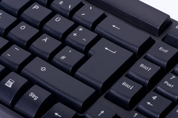 Чорний комп'ютерні клавіатури — стокове фото