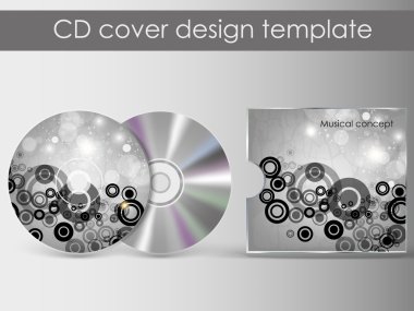 CD kapak tasarımı 3d sunum şablonu ile | Her şeyi katmanları adlı buna göre içinde düzenlenmiştir | Kapağı değiştirmek için tasarım kullanın Cd ve kapak tasarım katmanları