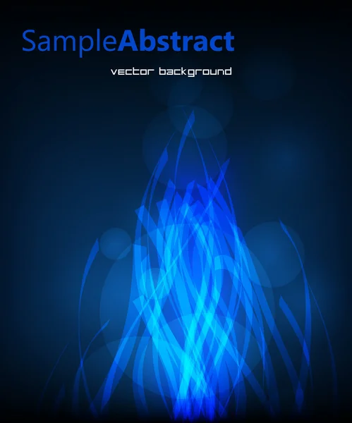 Fond vectoriel forme d'onde bleue — Image vectorielle