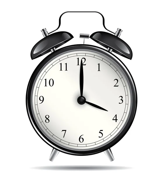 Relógio de alarme vintage — Vetor de Stock