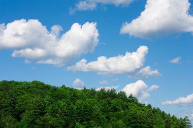 gökyüzü muskoka üzerinde