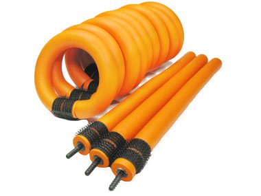 Set of hair rollers clipart