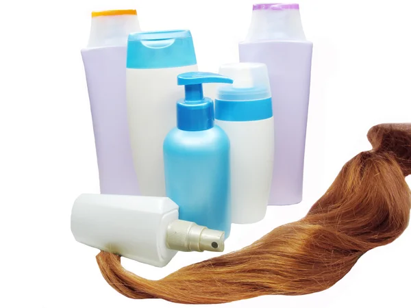 Onda de cabelo e hidratante — Fotografia de Stock