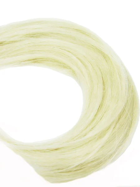 Blond włosy curl — Zdjęcie stockowe