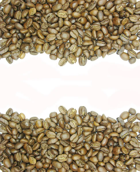 Forma de onda granos de café — Foto de Stock