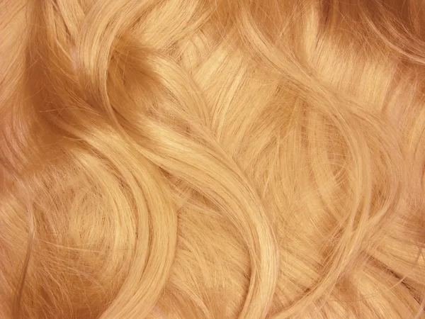 Rizos de pelo rojo como fondo de textura — Foto de Stock