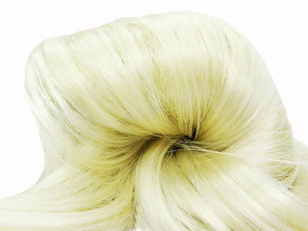 Concha de cabelo loiro — Fotografia de Stock