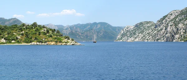 Panorama Morza Egejskiego i wyspy — Zdjęcie stockowe