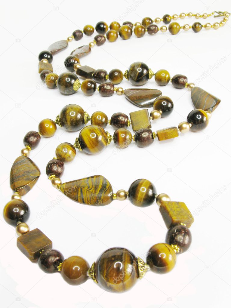 Tiger eye yellow and brown beads