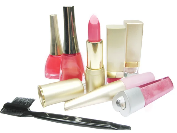 Set cosmético para maquillaje —  Fotos de Stock