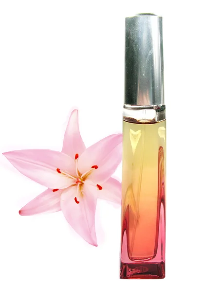 Färgade lyx parfym — Stockfoto