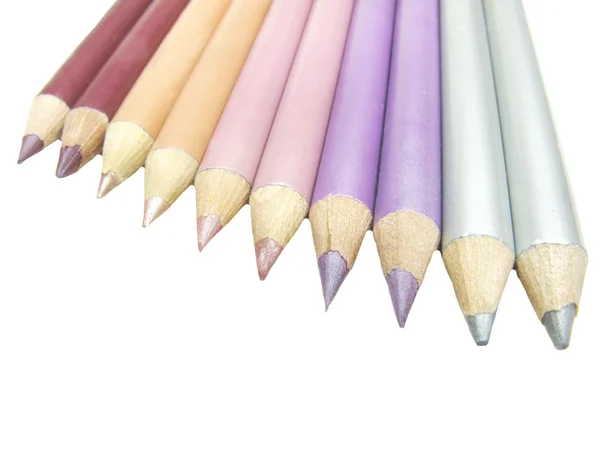 化粧品の色鉛筆 — ストック写真