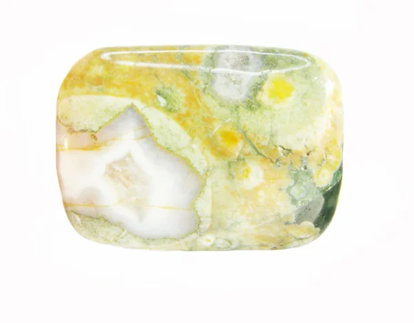 Zelený jaspis krystal — Stock fotografie