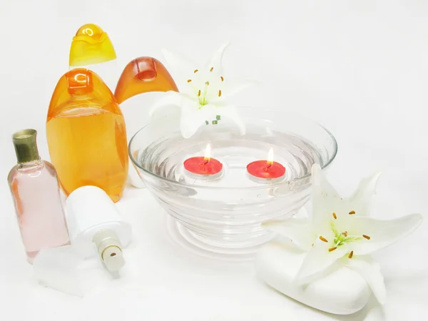 Spa essences liquid soap — Stock Photo, Image
