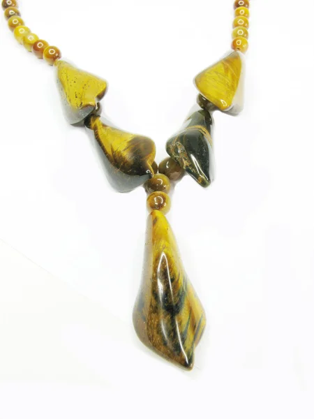 Желтое ожерелье — стоковое фото