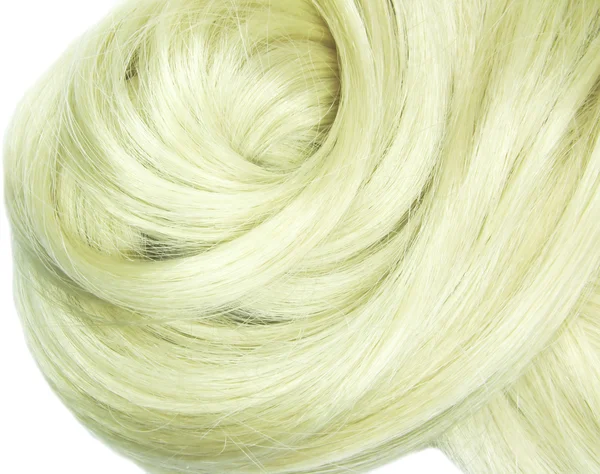 Texture dei capelli biondi coiffure creativa — Foto Stock