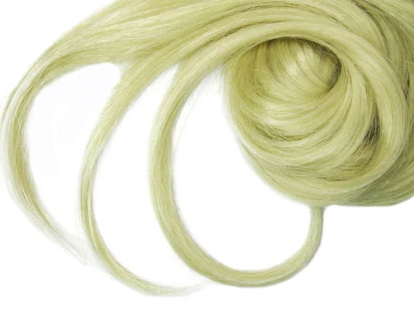 Cachos de cabelo loiro — Fotografia de Stock