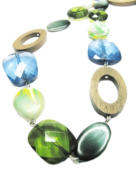 Colored beads jewelery — Stock Photo, Image