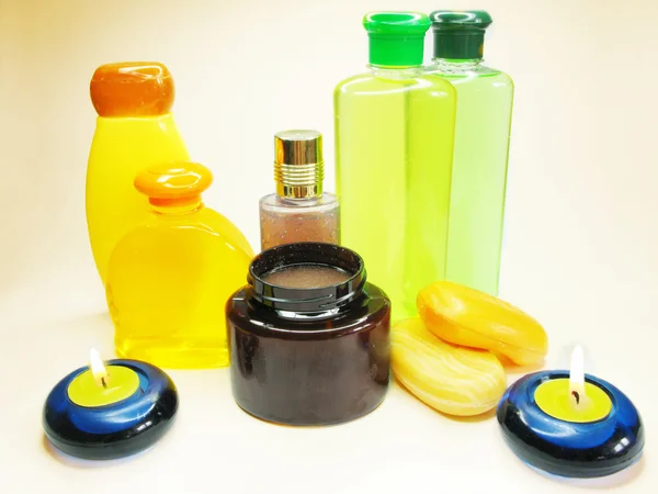 Produkty czyszczące Pielęgnacja ciała — Zdjęcie stockowe