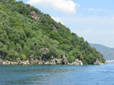 Ege deniz manzara