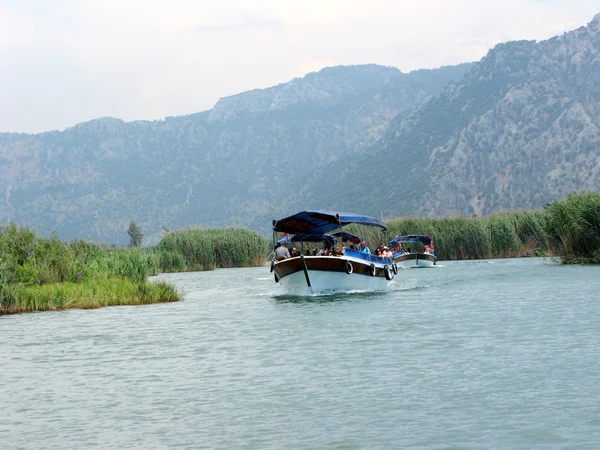 Dalyan řeka v Turecku — Stock fotografie