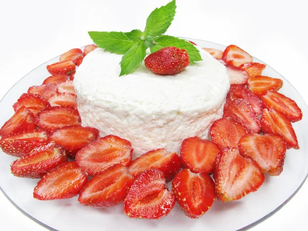 Dessert fraise — Photo