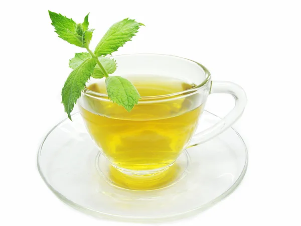 Cup of tea with mint — Stock Photo, Image