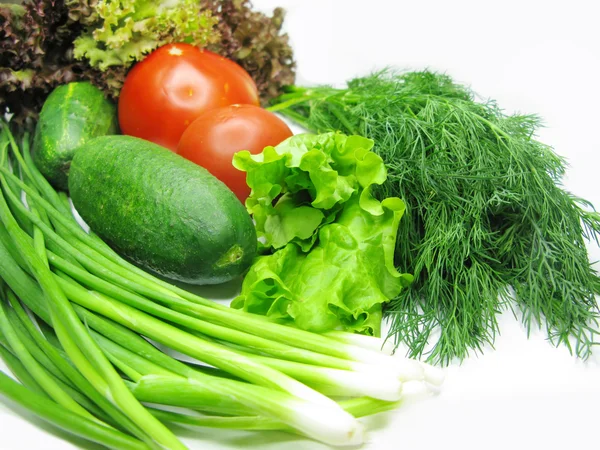 Vegetable salad set — Stock Photo, Image