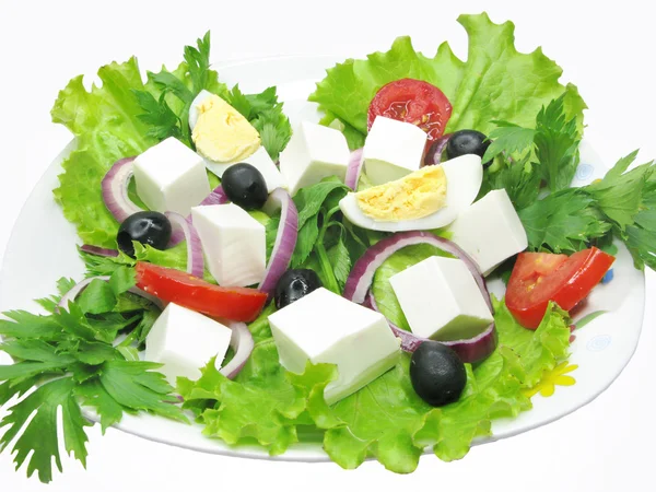 Salada grega vegetal — Fotografia de Stock