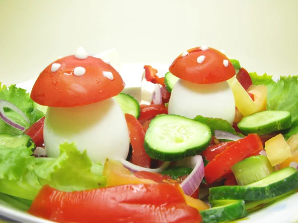 创意蔬菜沙拉 — 图库照片
