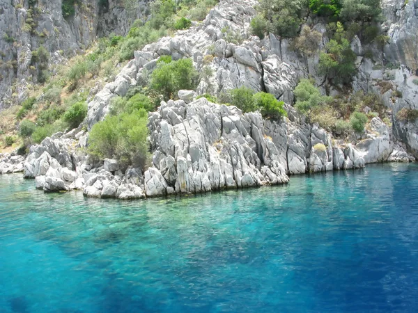 Egeïsche zee landschap — Stockfoto