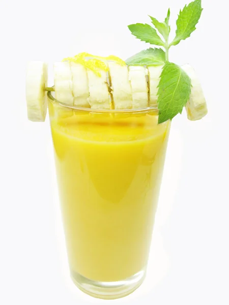 水果香蕉鸡尾酒 — 图库照片