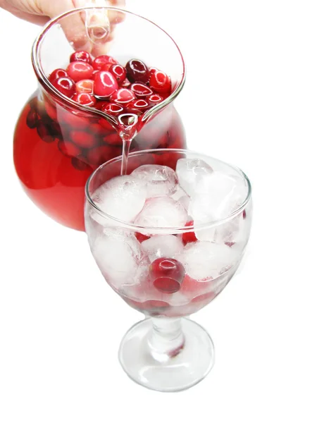 Γροθιά κοκτέιλ ποτό με φρούτα — Φωτογραφία Αρχείου