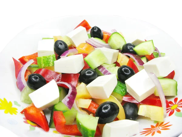 Mediterraner Salat — Stockfoto