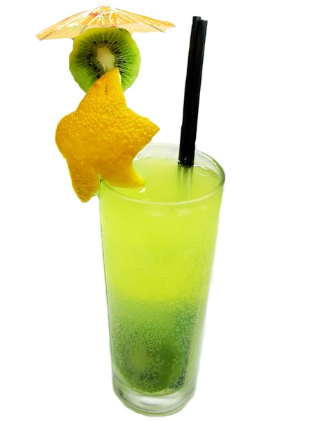 Fruit cold juice drink with kiwi — Stock Photo, Image