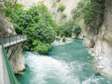 Saklikent gorge fethiye turkey clipart