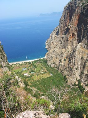 Kelebek Vadisi derin gorge fethiye Türkiye