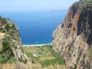 Kelebek Vadisi derin gorge fethiye Türkiye