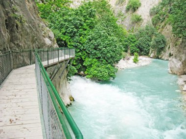 Saklikent gorge fethiye turkey clipart