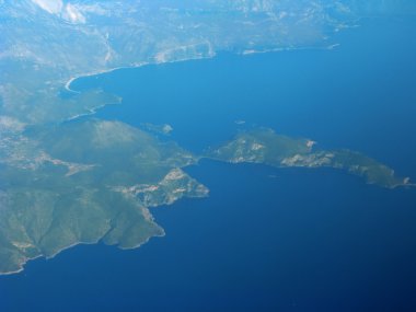 mavi lagün ve beach Ölüdeniz Türkiye Panoraması